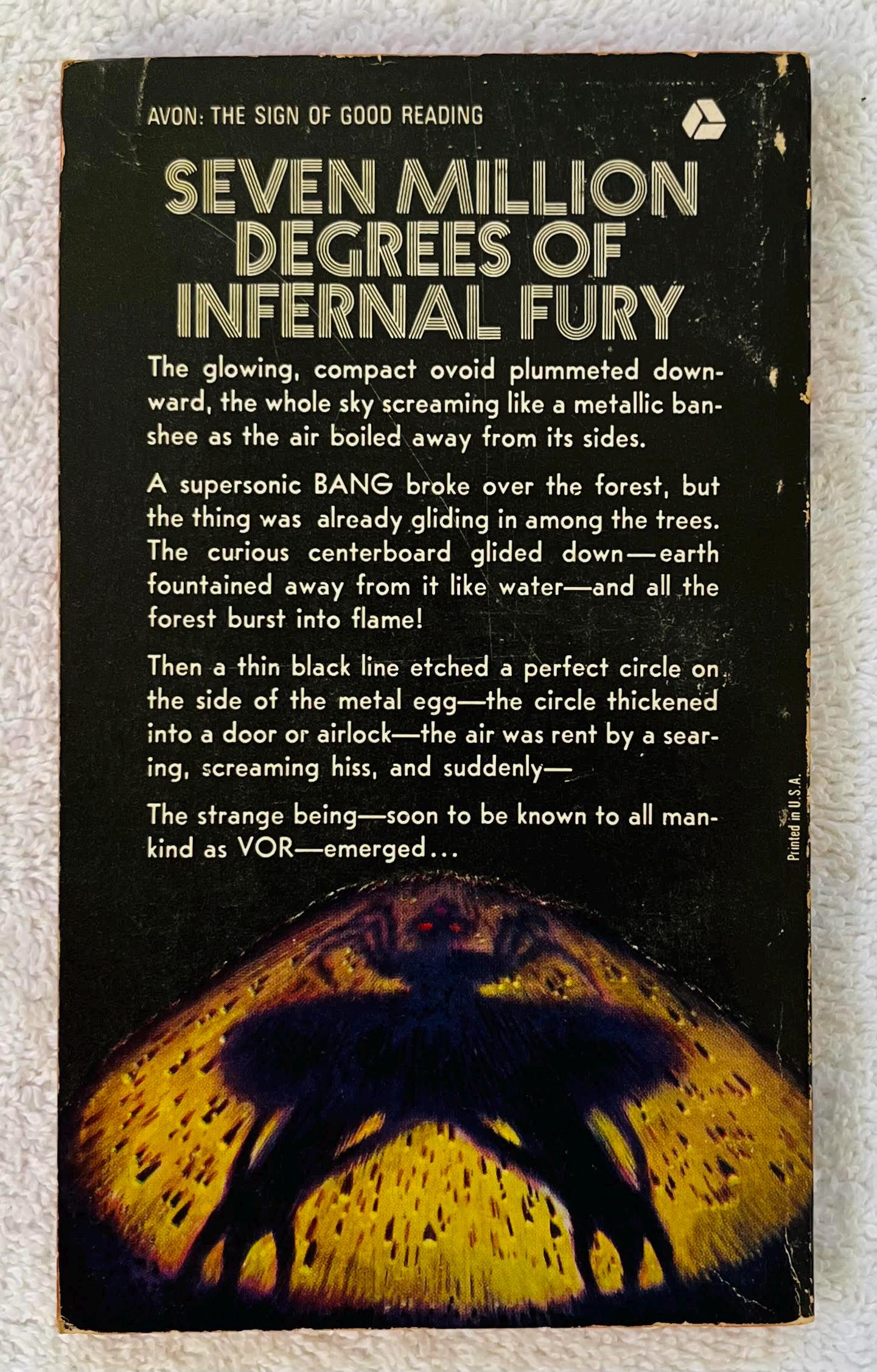 VOR — back cover, Avon Original S313